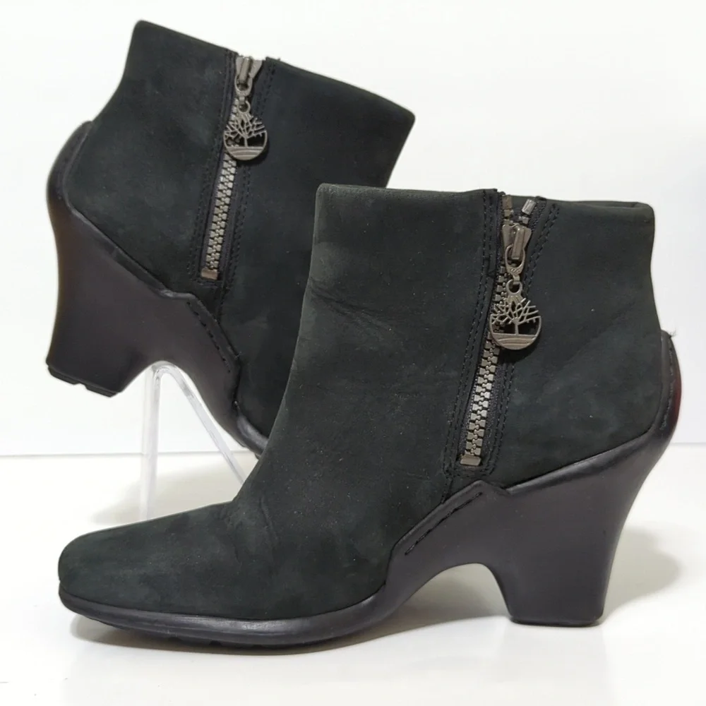 Timberland Baychester leather ankle booties woman's size 6.5M - Picture 11 of 16